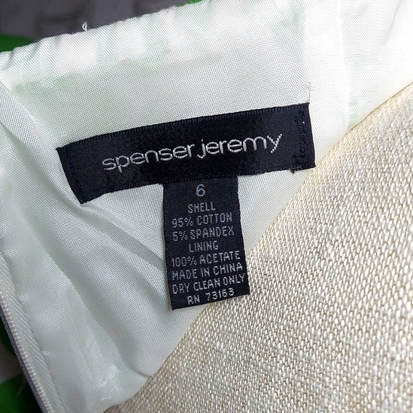 Spenser Jeremy green and white paisley print halter dress - Picture 5 of 6